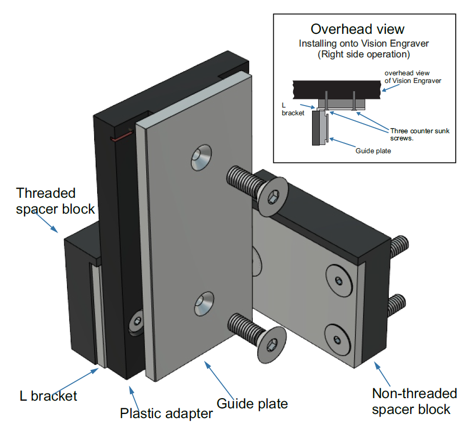 Vision series "L" bracket add on