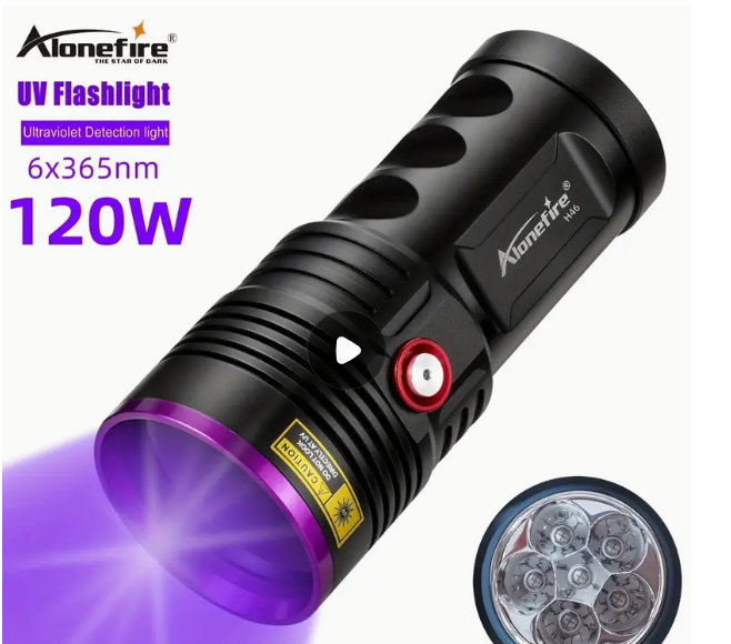 High Powered 120w UV Flashlight/Torch